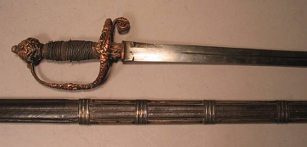 Appraisal: A th century exhibition quality small sword Straight inch double