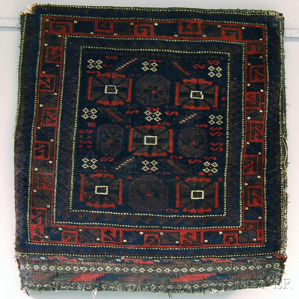 Appraisal: Baluch Bag Northeast Persia th century hole at bottom right