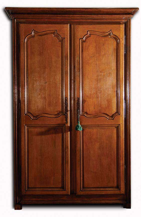 Appraisal: ANTIQUE FRENCH LOUIS XV-STYLE ARMOIRE Antique French Louis XV style