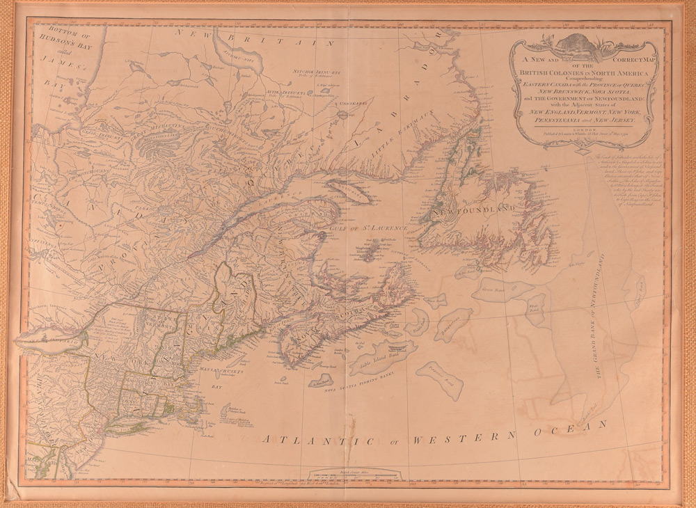 Appraisal: LAURIE WHITTLE BRITISH COLONIES MAP Full title ''A New and