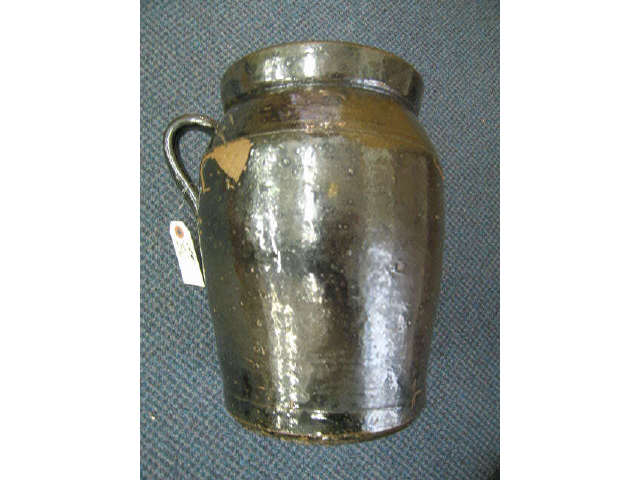 Appraisal: Southern Pottery Crock handled