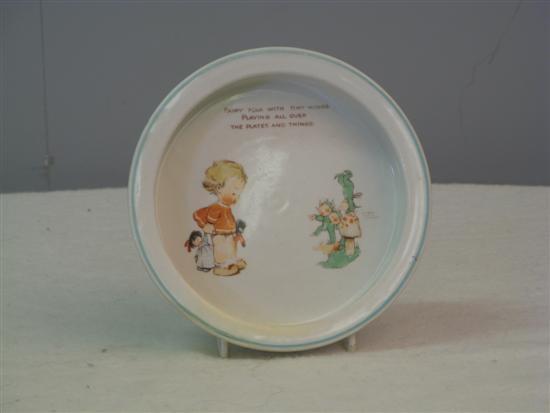 Appraisal: Shelley Mabel Lucy Attwell baby dish Fairy Folk with motto