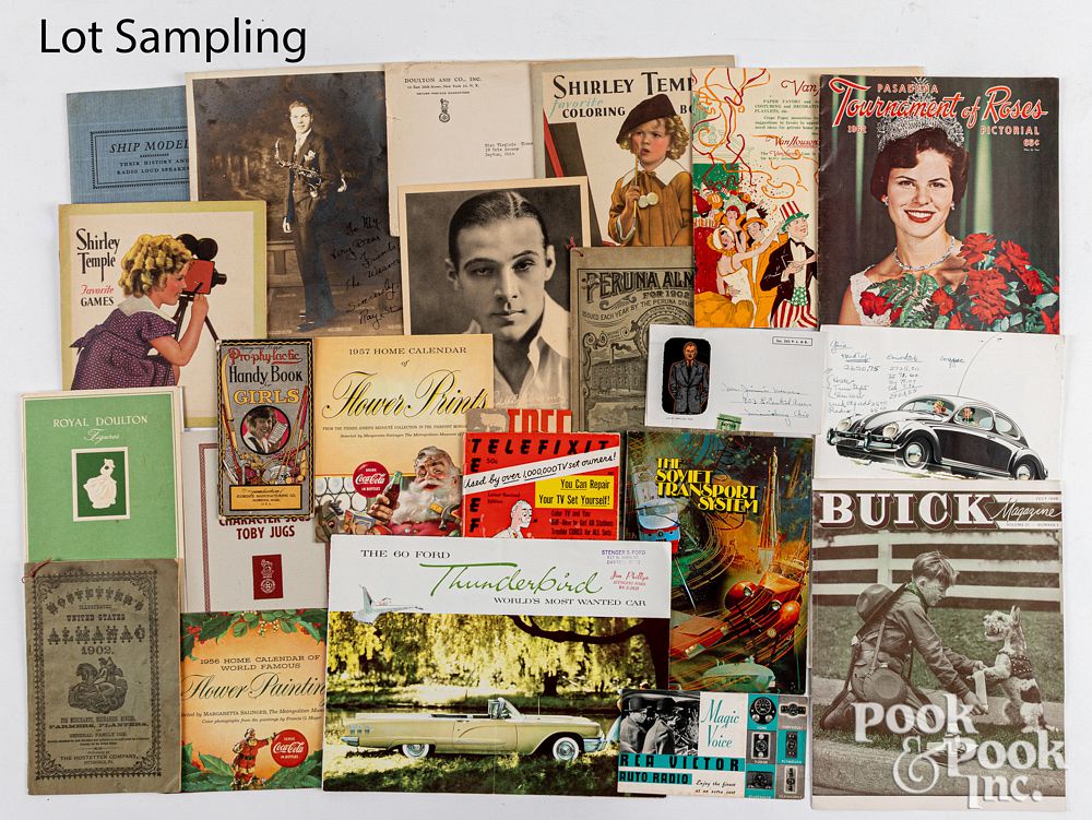 Appraisal: Large group of miscellaneous ephemera Large group of miscellaneous ephemera