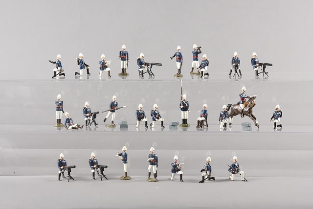 Appraisal: A similar lot of metal figures representing French Infantry Indo-China