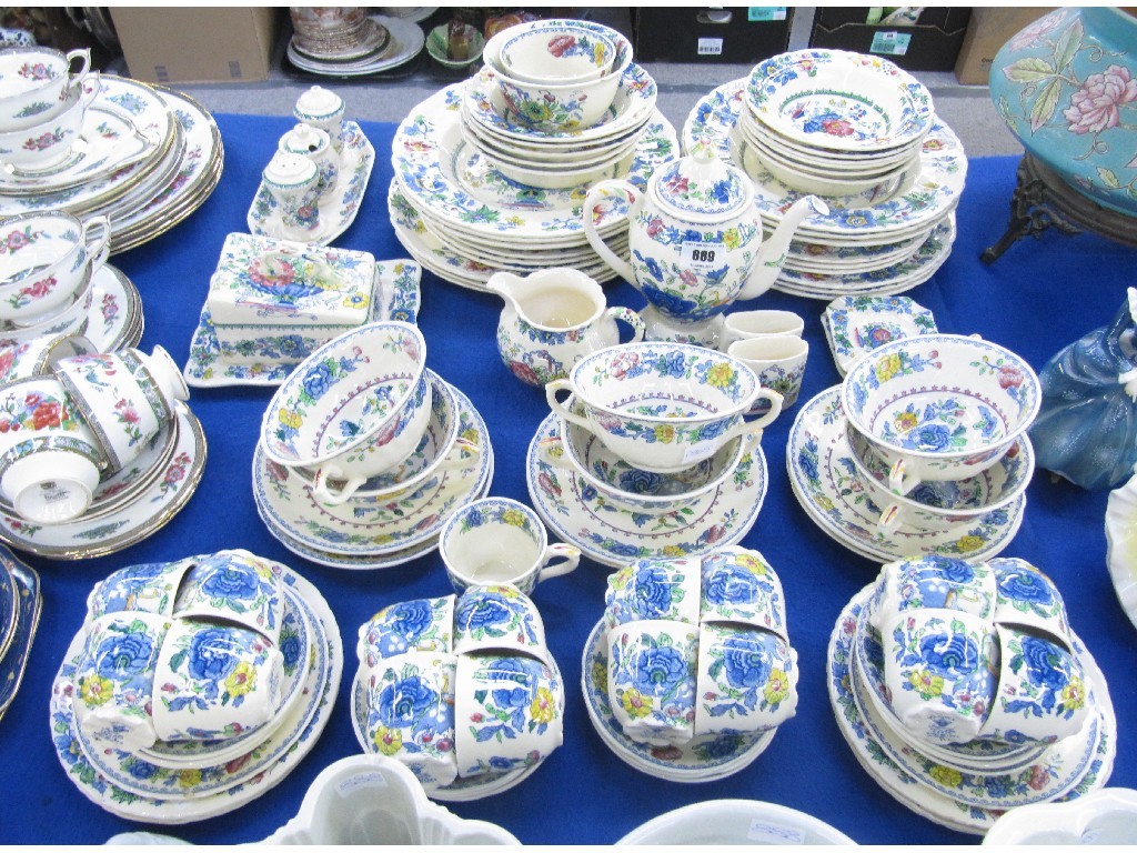 Appraisal: Masons Regency dinner service including bowls dishes cups soup cups