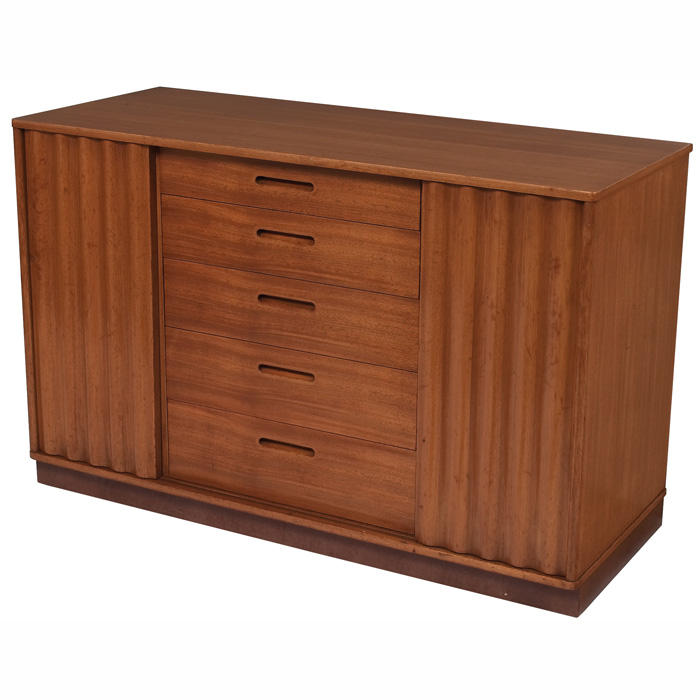 Appraisal: Edward Wormley Mr Mrs cabinet by Dunbar bleached mahogany c