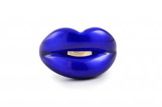 Appraisal: Solange Azagury-Partridge enamel lips ring Sterling silver Stamped with London