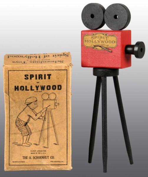 Appraisal: Schoenhut Hollywood Movie Camera in Orig Box Description Circa Made