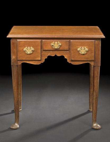 Appraisal: Queen Anne Mahogany Lowboy late th century and later the