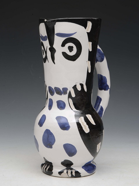 Appraisal: Pablo Picasso French - Owl jug Cruchon Hibou A R