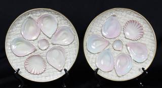 Appraisal: lot of Royal Worcester oyster plates each having five wells