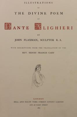 Appraisal: Flaxman John Alighieri Dante The Divine Poem