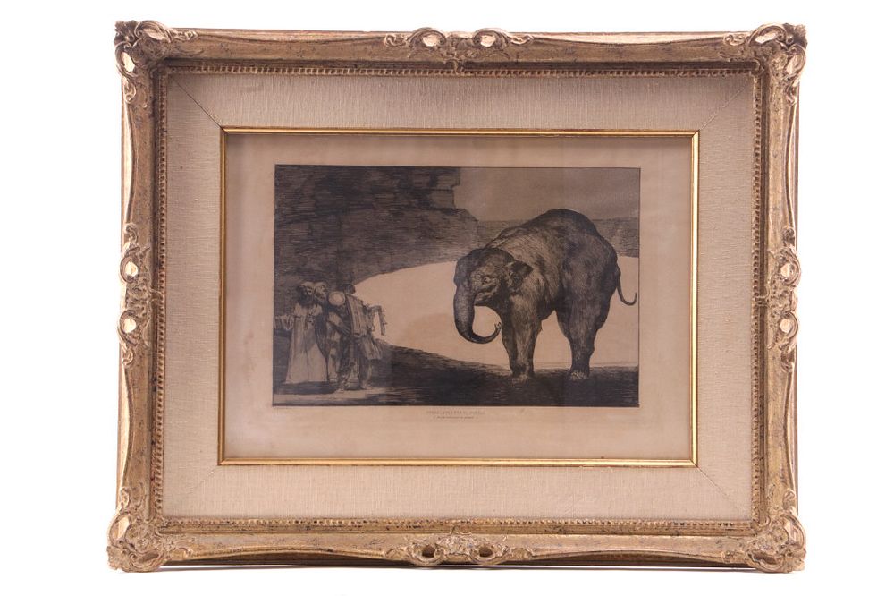 Appraisal: Francisco Goya Otras Leyes Etching Featured in this lot is