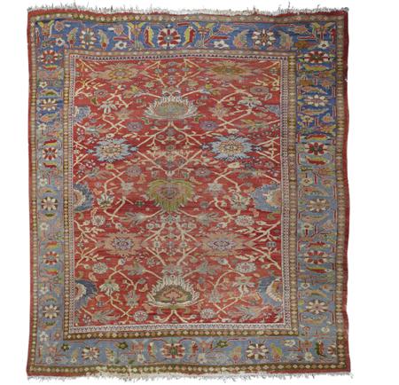 Appraisal: ZIEGLER CARPET SULTANABAD WEST PERSIA LATE TH CENTURY the rust