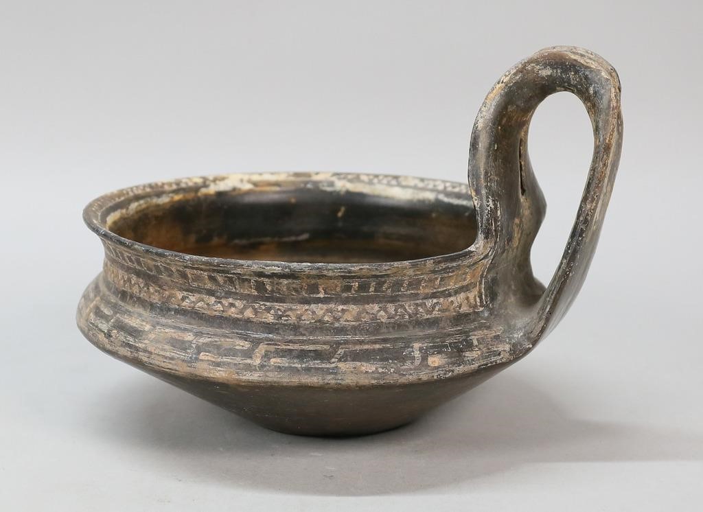 Appraisal: Villanovan impasto-ware bowl kyathos Circa th century B C H