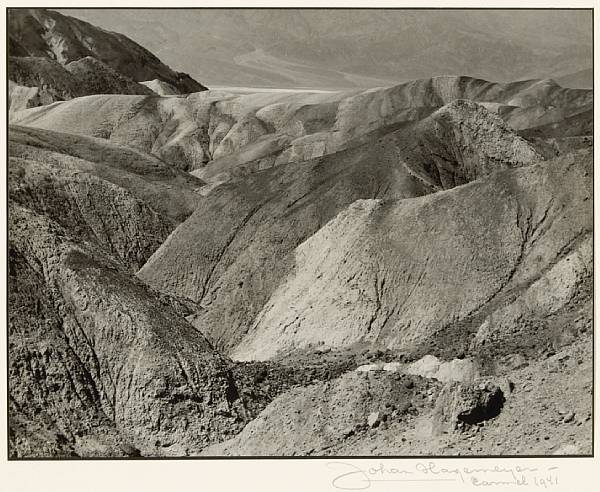 Appraisal: Johan Hagemeyer Dutch American - Death Valley near Golden Canyon