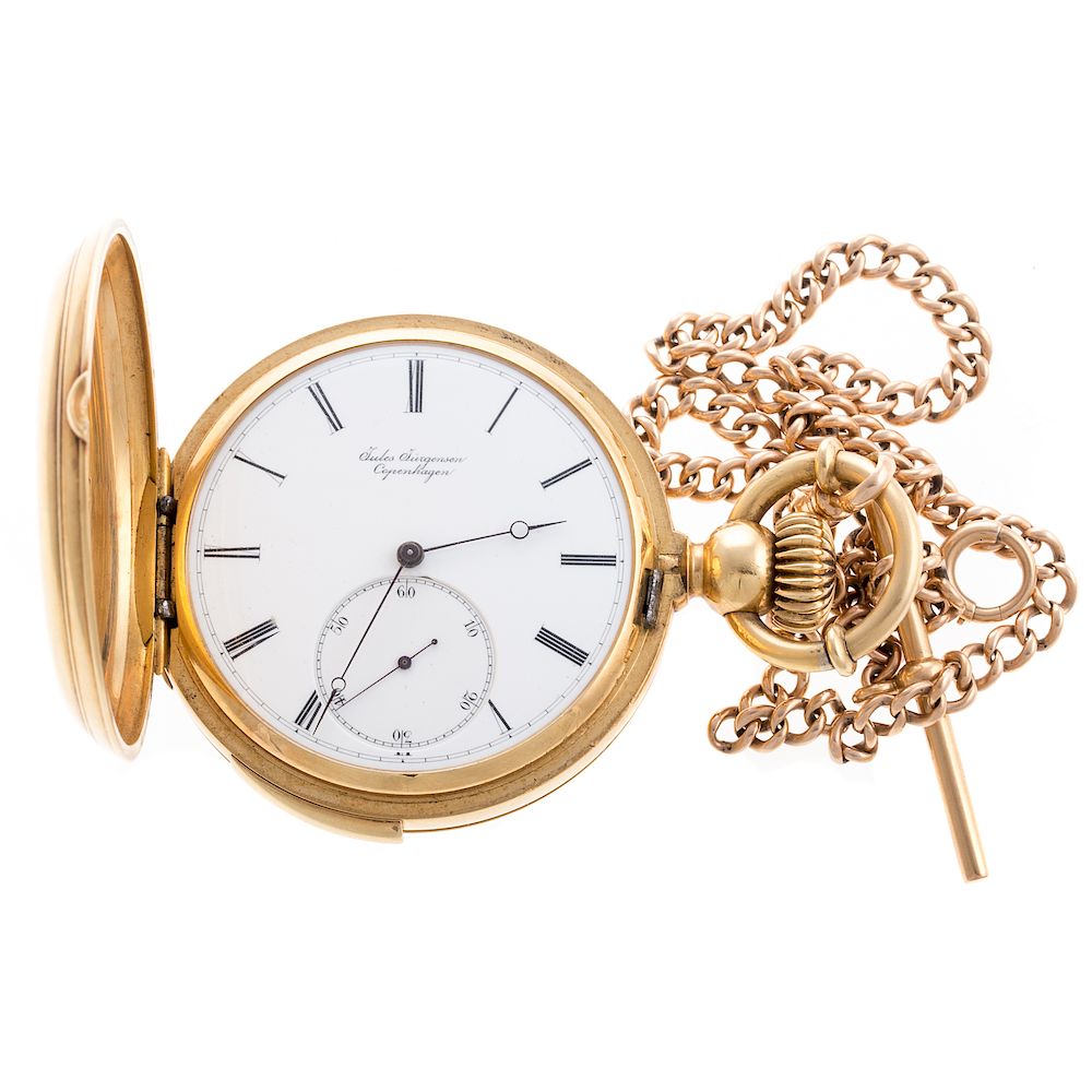 Appraisal: An K Jules Jurgenson Repeater Pocket Watch K yellow gold