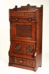 Appraisal: WRITING DESK - Circa - mahogany Aesthetic period Victorian fall