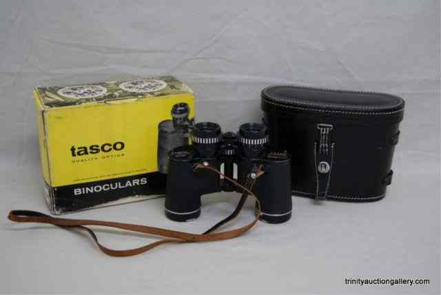 Appraisal: Vintage Tasco Binoculars w Original Case and BoxBased on the