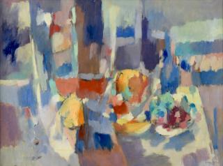 Appraisal: George Cress AL TN O C Abstract Still Life George