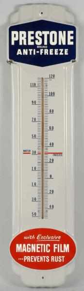 Appraisal: Porcelain Prestone Antifreeze Thermometer Description Beautiful condition and all original