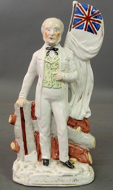 Appraisal: Staffordshire figure of W E Gladstone h x w