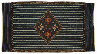 Appraisal: MEXICAN SALTILLO MEXICAN SALTILLO Circa Finely woven Mexican Saltillo woven