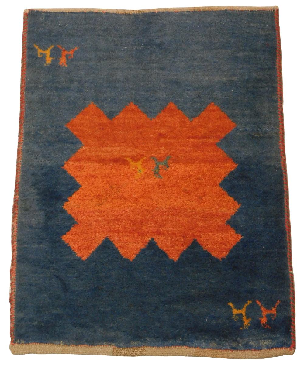 Appraisal: RUG Modern Persian Gabbeh ' x ' Southwest Tribal wool