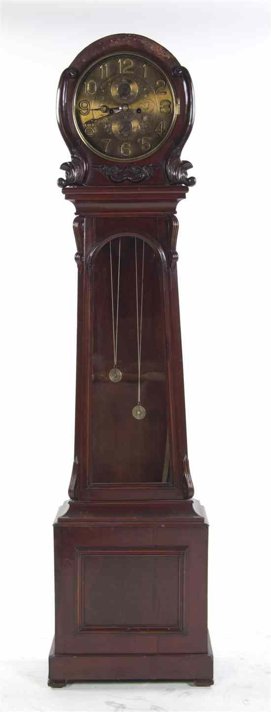 Appraisal: A Victorian Mahogany Tall Case Clock David Smith Coalbridge having