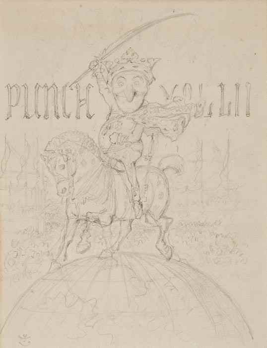 Appraisal: Tenniel Sir John Original illustration for the frontispiece of the