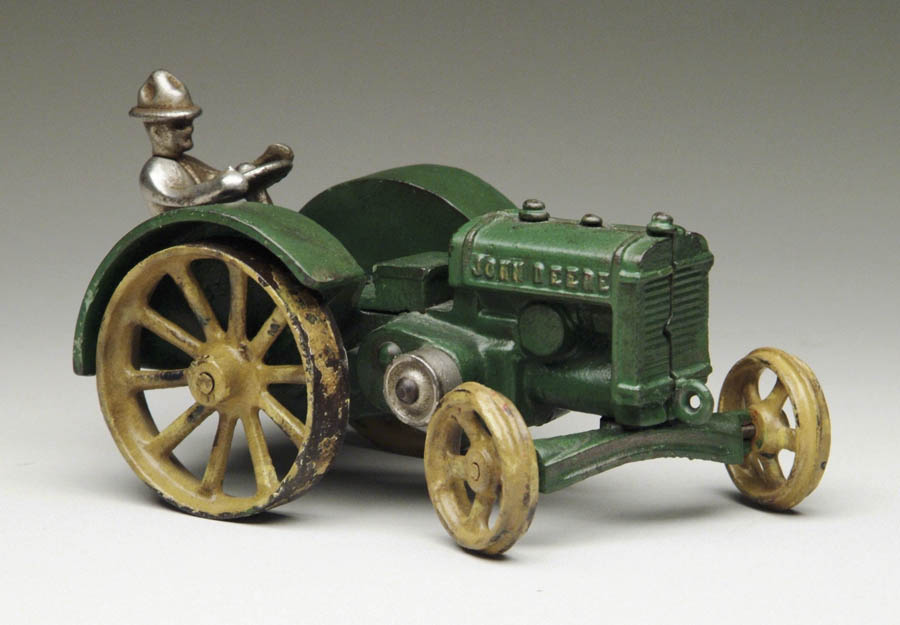 Appraisal: VINDEX JOHN DEERE TRACTOR Green tractor embossed with John Deere