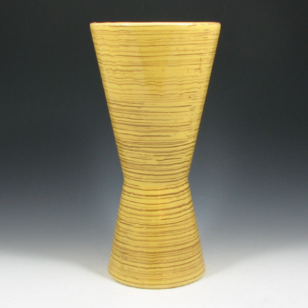 Appraisal: McCoy Vase - Mint McCoy tapered vase in yellow with