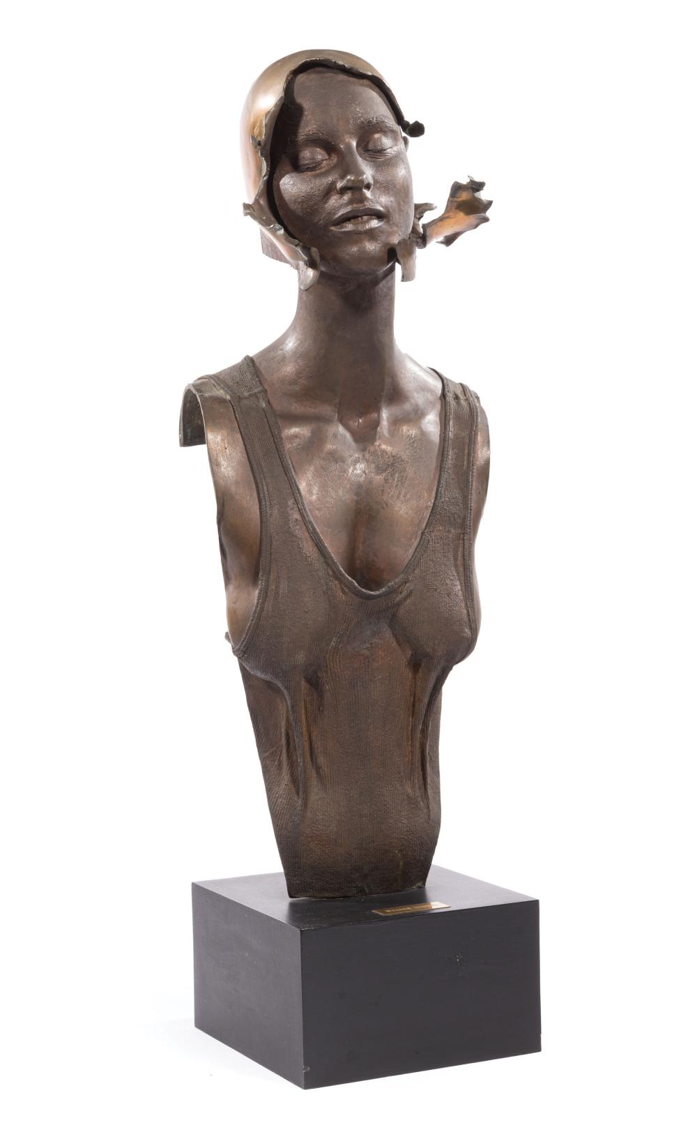 Appraisal: William Ludwig American New Orleans - Bust of a Woman