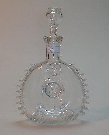 Appraisal: A Remy Martin decanter by Baccarat of flask form with