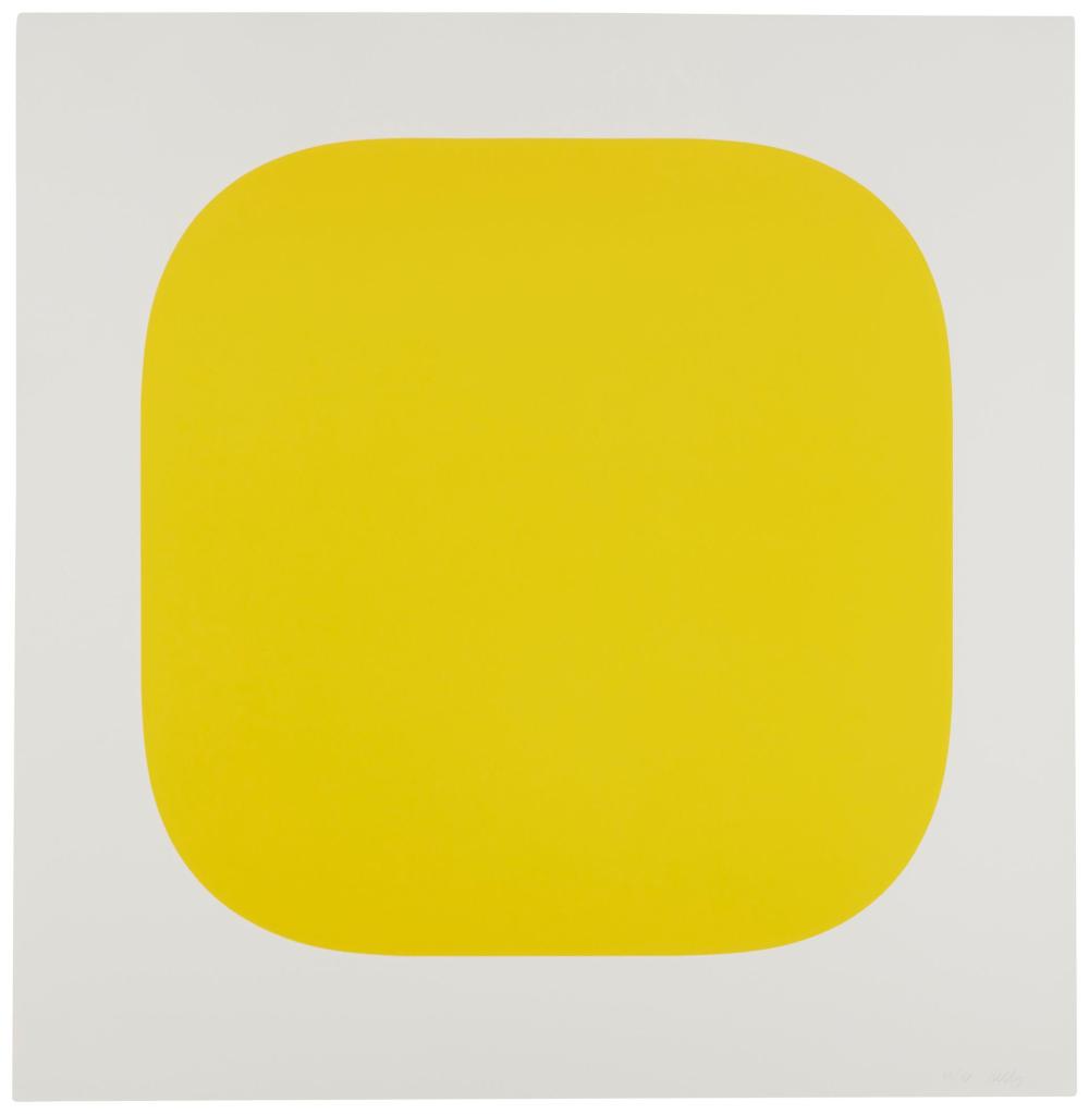 Appraisal: Ellsworth Kelly - American Yellow - Color lithograph on wove