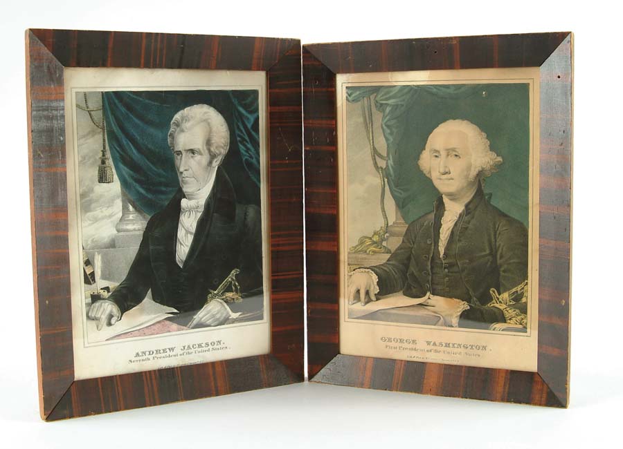 Appraisal: SET OF ELEVEN LITHOGRAPHS OF AMERICAN PRESIDENTS BY N CURRIER