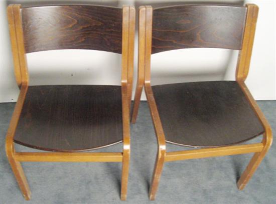 Appraisal: Possible Thonet Stacking Chairs Set of c Featured in Richmond