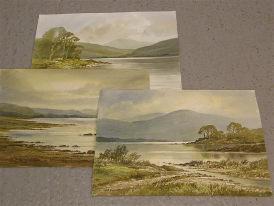 Appraisal: Keith Burtonshaw three watercolours of the Lake District all of