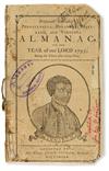 Appraisal: WITH A POTRAIT OF BANNAKER ALMANACS Benjamin Bannaker's Pennsylvania Delaware