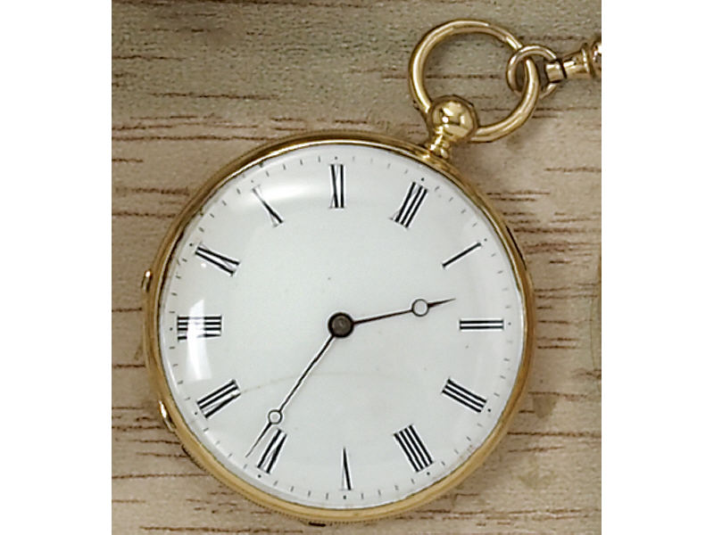 Appraisal: ANTIQUE POCKET WATCH k yellow gold lady's open face watch