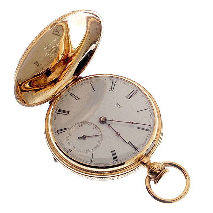 Appraisal: National Watch Elgin Gold Hunting Case Watch An k gold