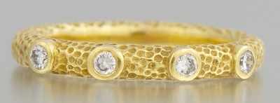 Appraisal: A Ladies' k Gold and Diamond Ring by Jane Bohan