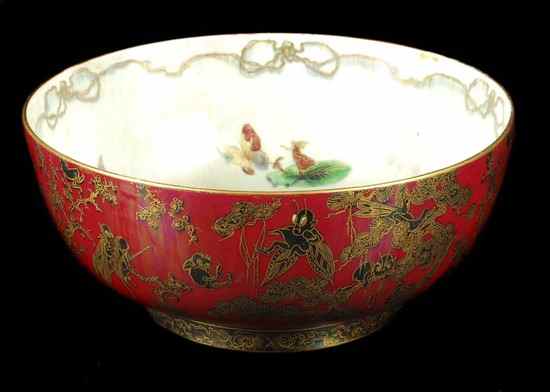 Appraisal: A Wedgwood 'Fairyland' lustre bowl designed by Daisy Makeig-Jones the