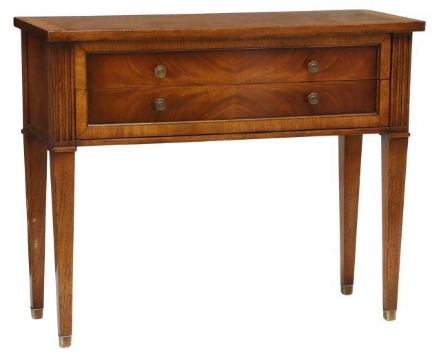 Appraisal: American mahogany sofa console table Fine Arts Furniture Company Grand