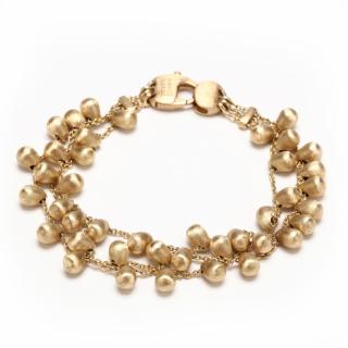 Appraisal: KT Gold Multi Strand and Bead Bracelet Marco Bicego designed