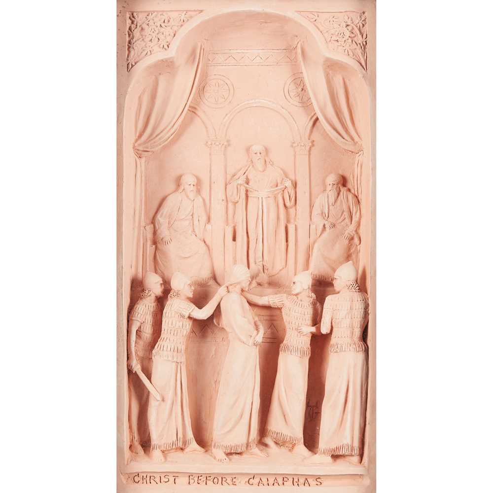 Appraisal: GEORGE TINWORTH - FOR DOULTON CO LAMBETH TWO RELIEF DIORAMAS