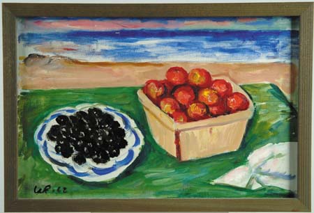 Appraisal: WALDO PEIRCE American - STILL LIFE OF FRUIT Oil on