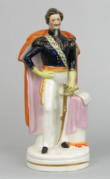 Appraisal: A Staffordshire Pottery Figurine of Prince Albert A Staffordshire pottery