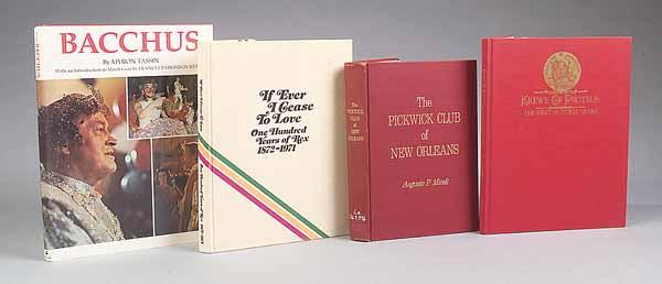 Appraisal: Mardi Gras Reference Books The Pickwick Club of New Orleans