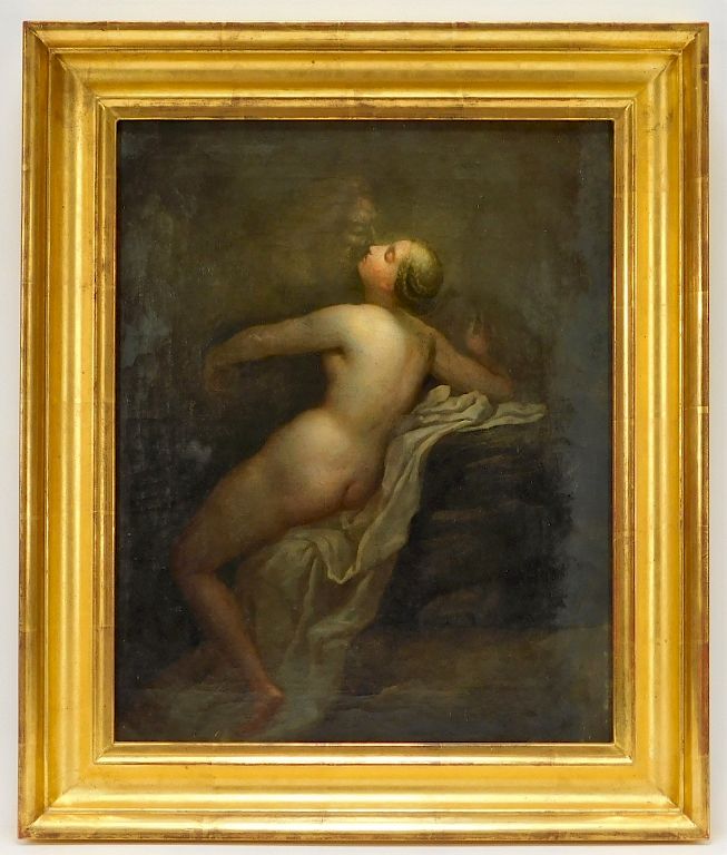 Appraisal: C European Old Master Female Nude Painting C European Old